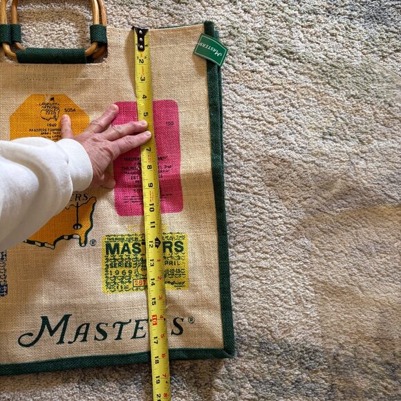 Vintage 1999 Masters Augusta Golf Souvenir Tote Bag NWT - Picture 6 of 9